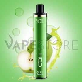 HQD CUVIE PLUS 1200 PUFFS APPLE CRUSH DISPOSABLE POD VAPE