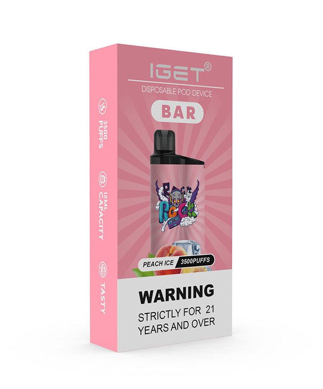 Peach Ice IGET Bar - Image 2